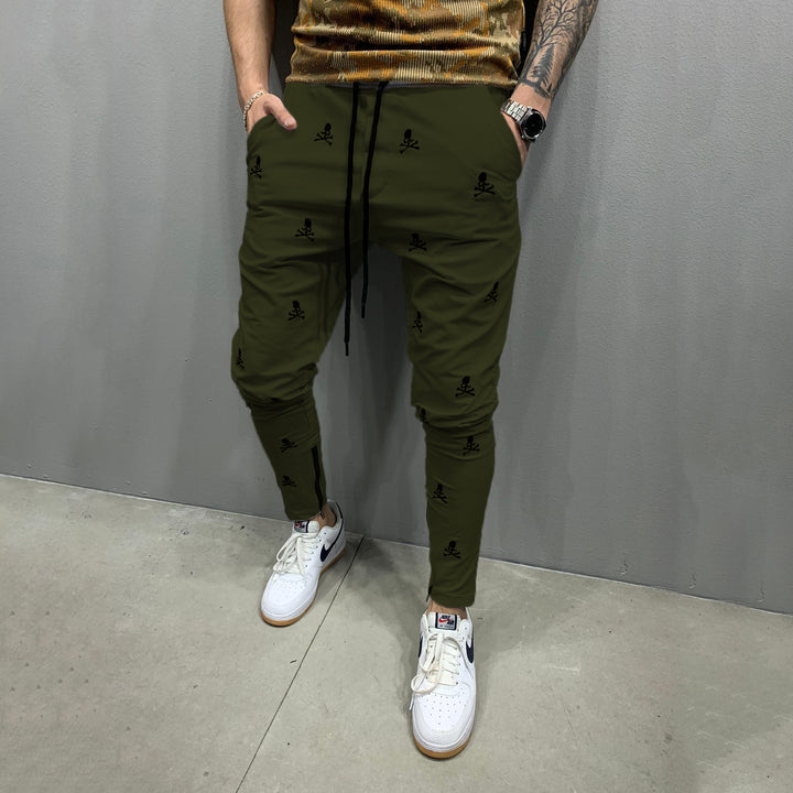 Men's cotton jogging pants with motif Lisslune