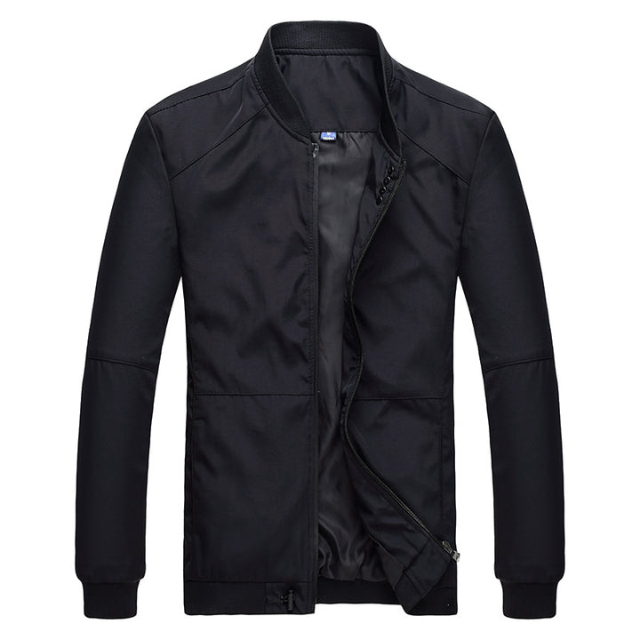 Men's casual jacket with snap button closure and side pockets Lisslune