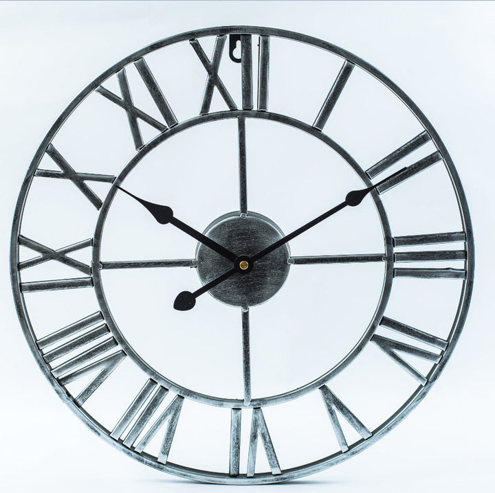 Lisslune | Vintage Iron Large Retro Wall Clock