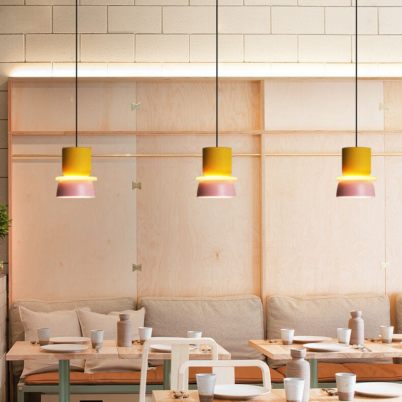 Lisslune | Nordic Colorful Macaron 1-Light LED Pendant Light