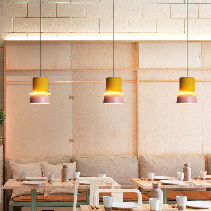 Lisslune | Nordic Colorful Macaron 1-Light LED Pendant Light