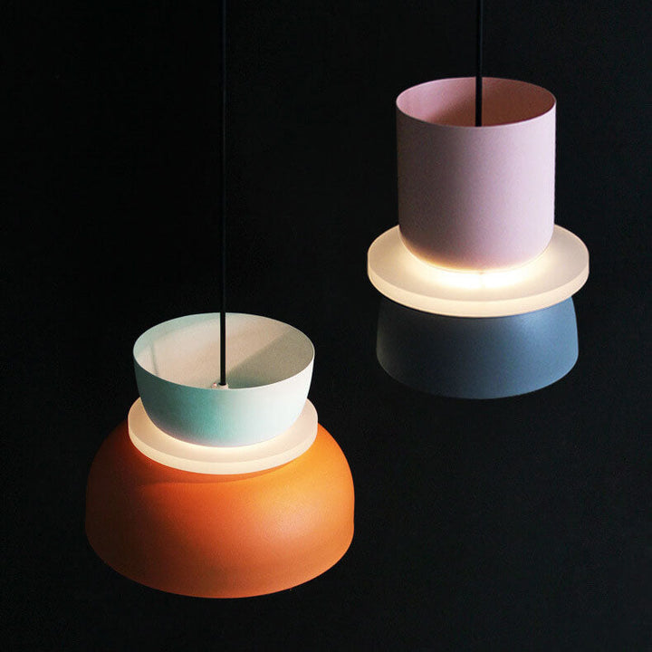 Lisslune | Nordic Colorful Macaron 1-Light LED Pendant Light