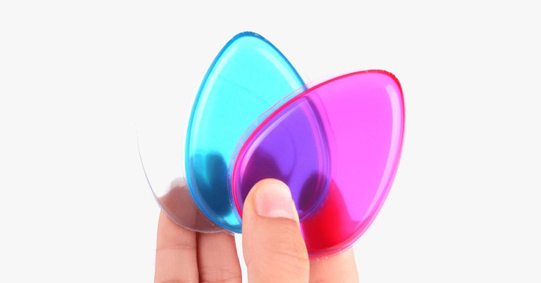 Lisslune | Silicone-Makeup-Applicator-Set of 3 - Mixes makeup effortlessly without absorbing the product