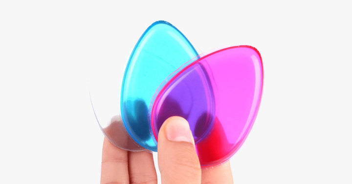 Lisslune | Silicone-Makeup-Applicator-Set of 3 - Mixes makeup effortlessly without absorbing the product