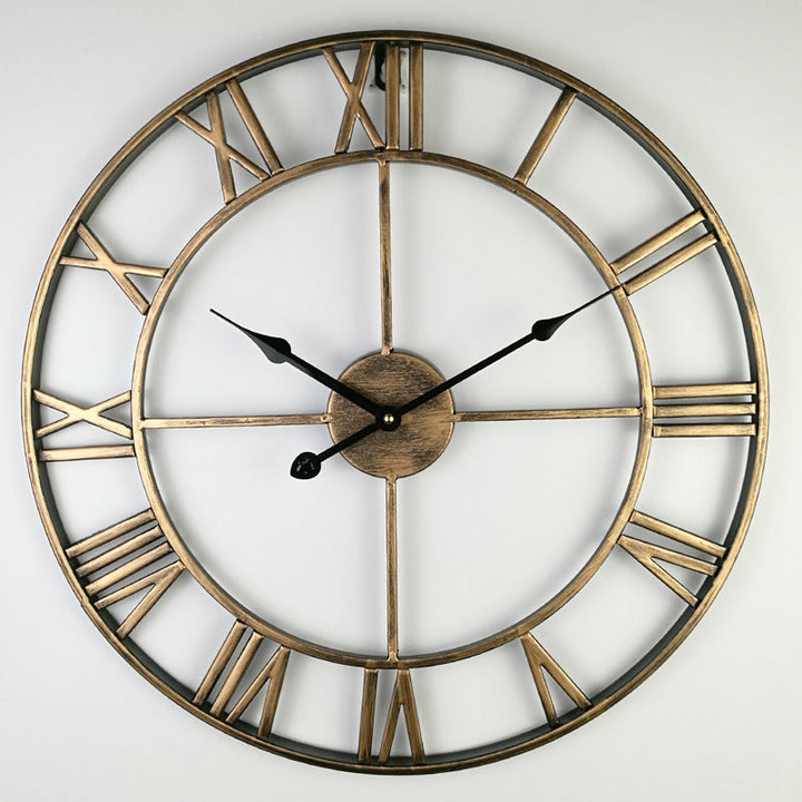 Lisslune | Vintage Iron Large Retro Wall Clock