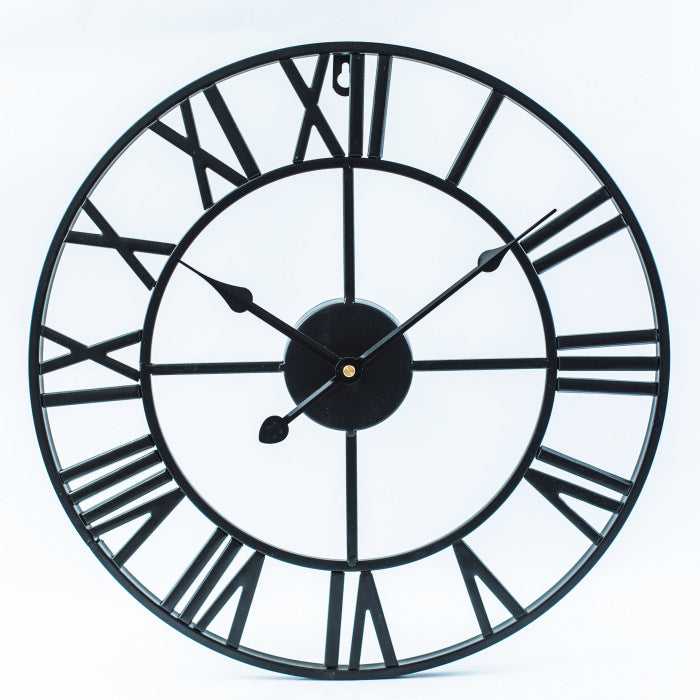 Lisslune | Vintage Iron Large Retro Wall Clock