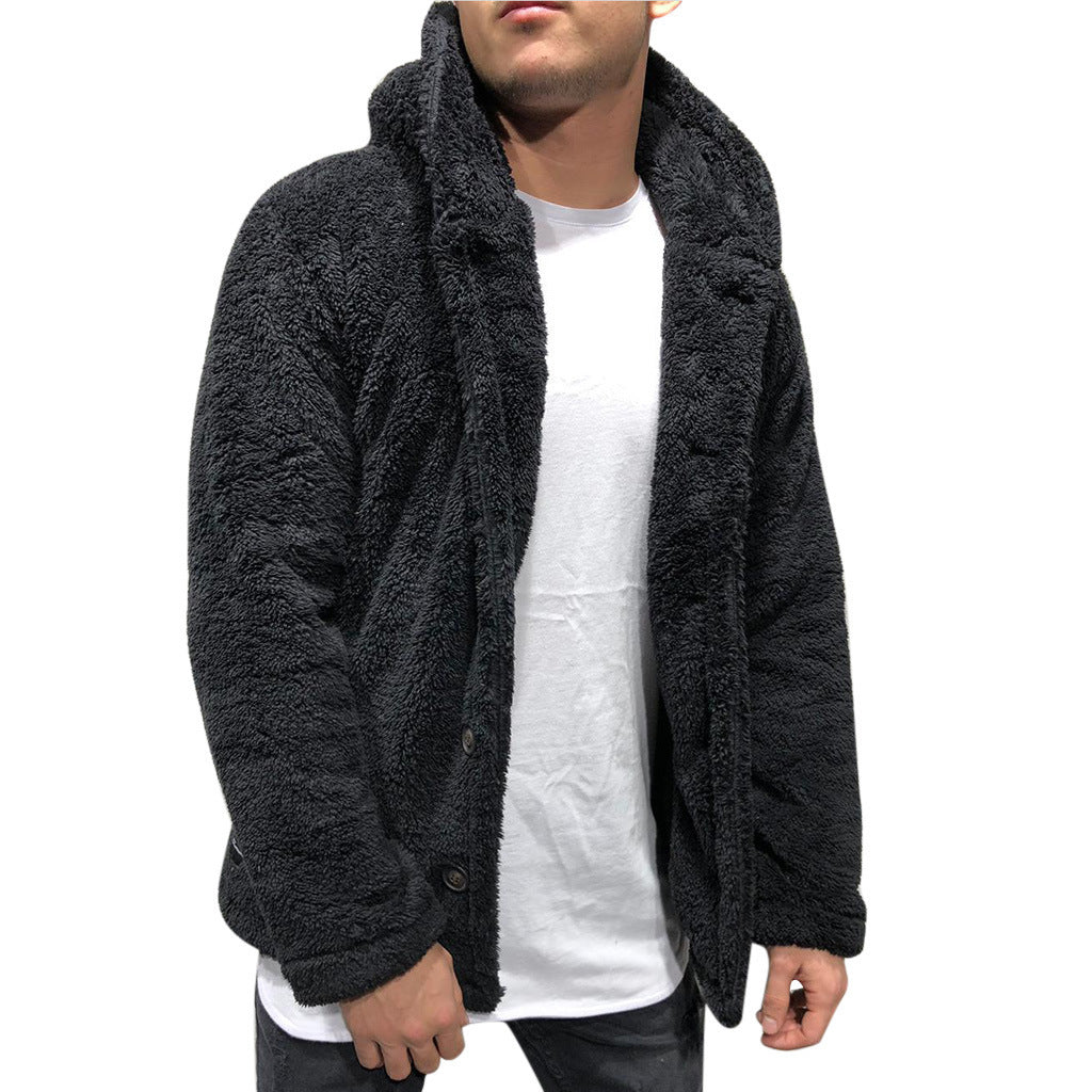 Men's cozy fleece jacket Lisslune
