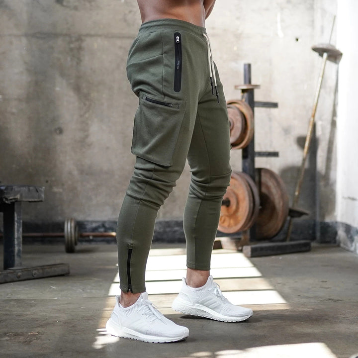 Men's sporty fitness jogging pants with practical pockets Lisslune