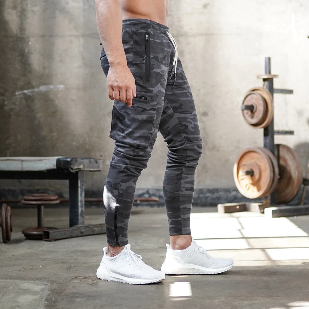 Men's sporty fitness jogging pants with practical pockets Lisslune