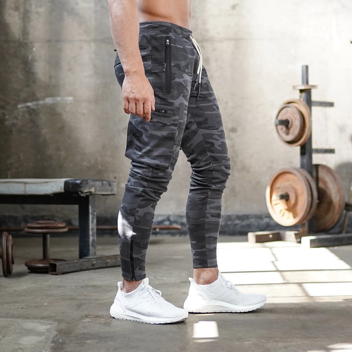 Men's sporty fitness jogging pants with practical pockets Lisslune