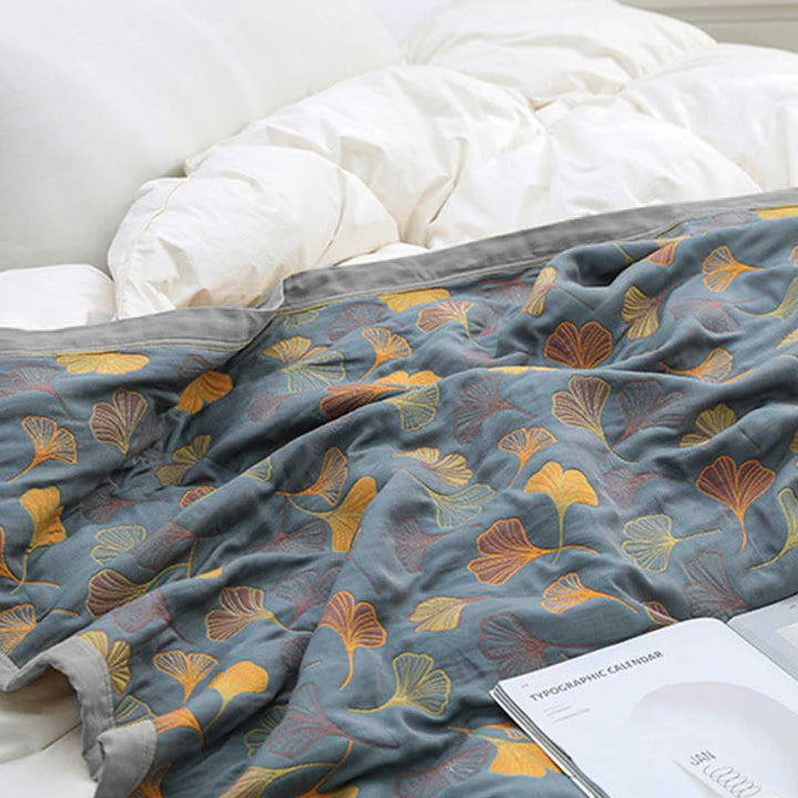 Lisslune | LeafNest - Soft Cotton Bed Linen with Leaf Motif