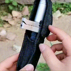 Lisslune | Automatic Self-Defense Walking Stick | Lightweight, Anti-Slip Grip & Compact for Hiking and Urban Safety