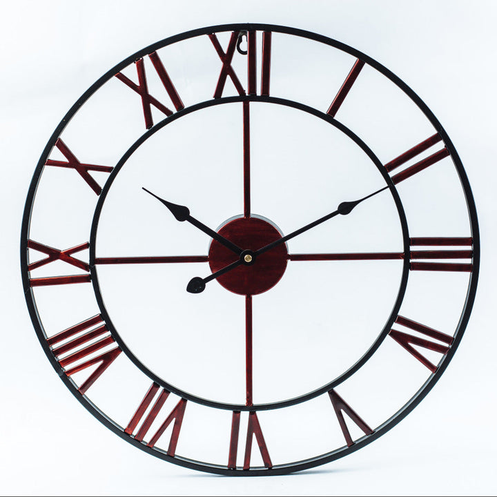 Lisslune | Vintage Iron Large Retro Wall Clock