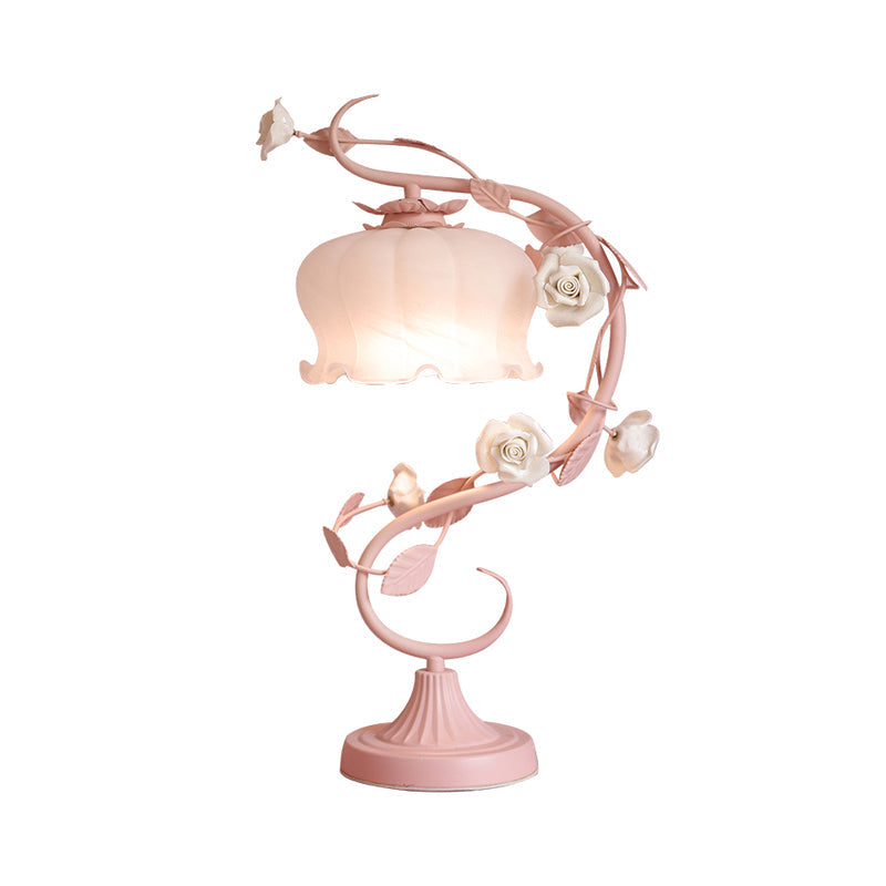 Lisslune | Rosabella - Elegant Bloom Glass Desk Lamp