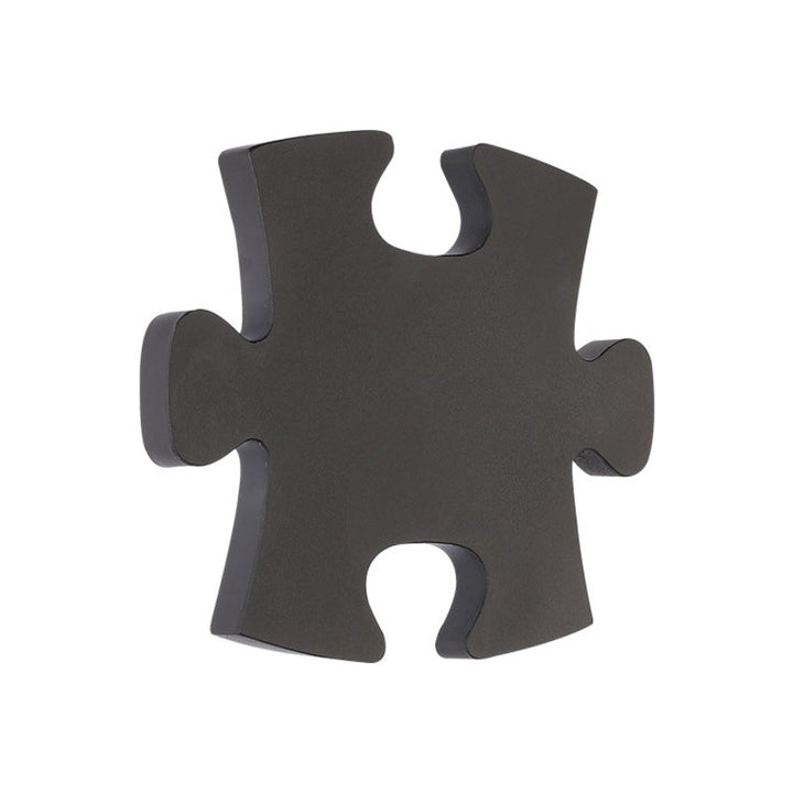 Lisslune | Jigsaw Wall Lamp Modern Acrylic Black/White LED Wall Light in Warm/White Light for Living Room