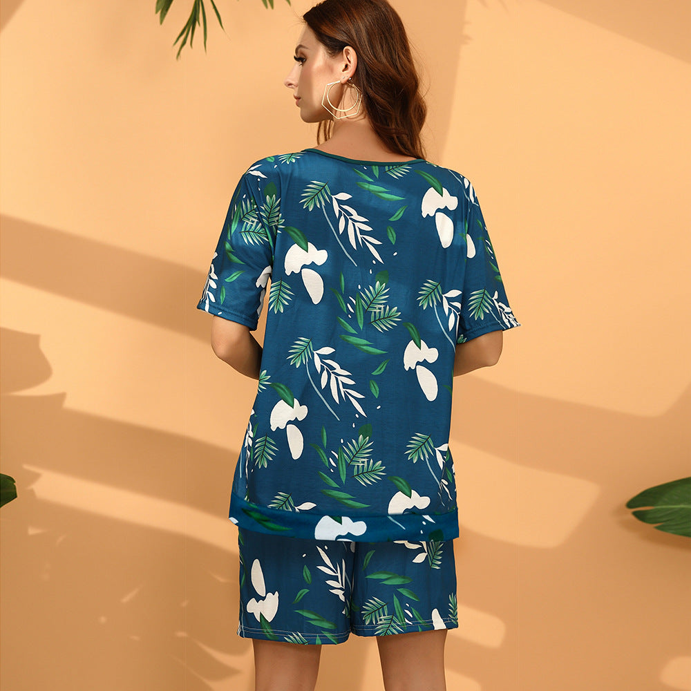 Ladies casual summer outfit with floral print Lisslune