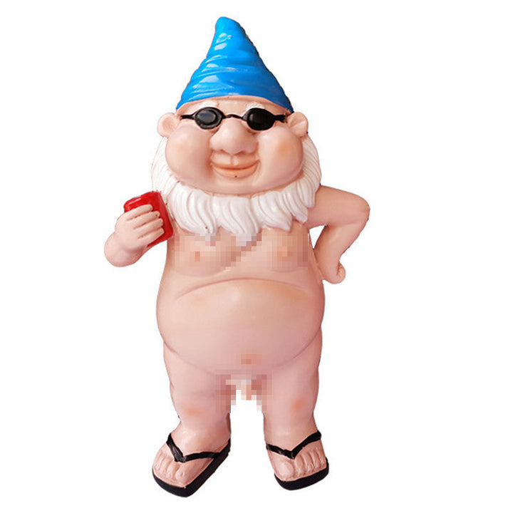 Lisslune | Cheeky Garden Gnome Funny Statue