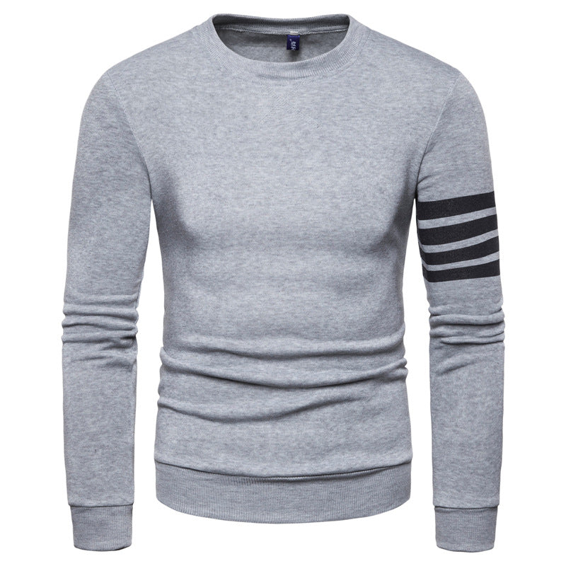 Men's fashionable sweatshirt with sporty stripe design Lisslune