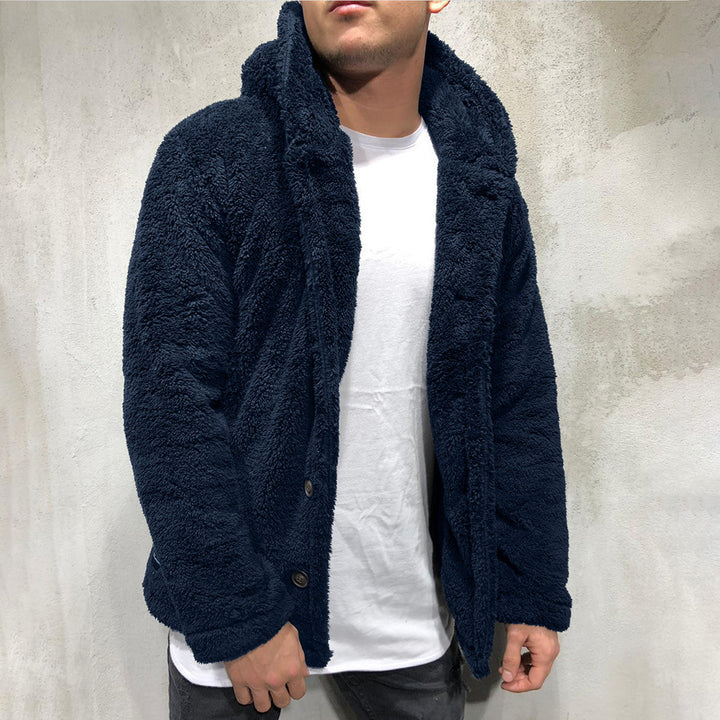 Men's cozy fleece jacket Lisslune