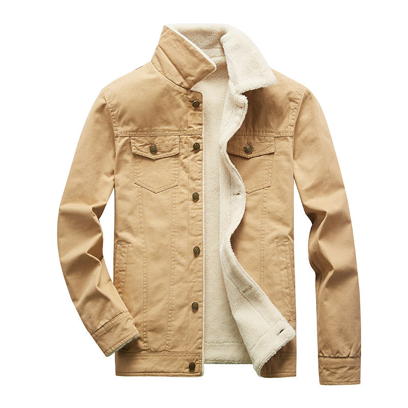 Men's Stylish Outdoor Jacket with Warm Fleece Lining Lisslune