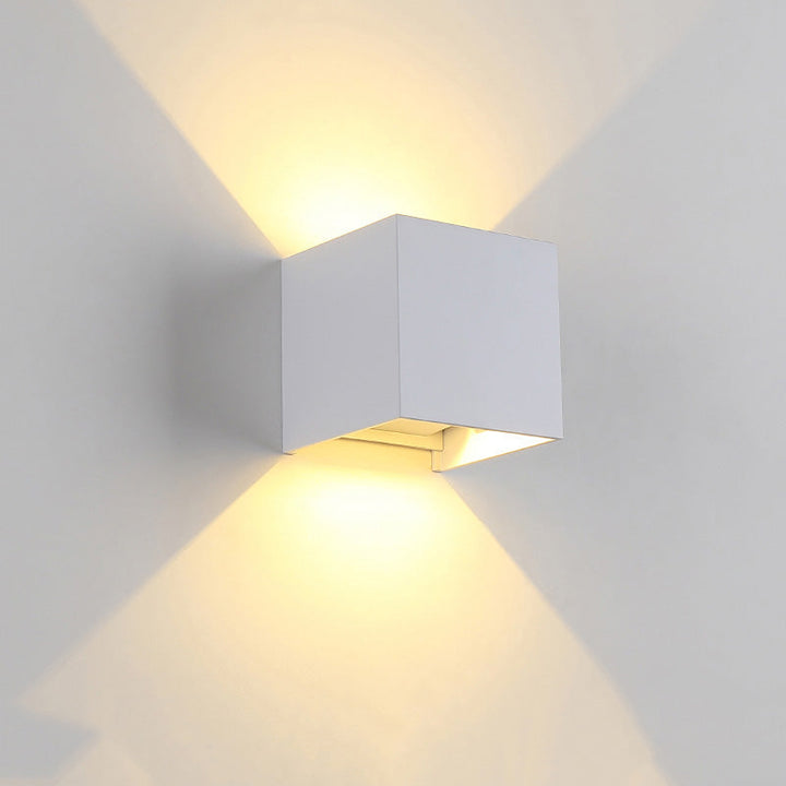 Lisslune | LED Outdoor Up Down Wall Light | Waterproof Metal Fixture for Patio. Garden & Entryway Illumination