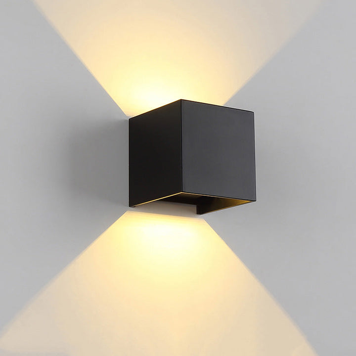 Lisslune | LED Outdoor Up Down Wall Light | Waterproof Metal Fixture for Patio. Garden & Entryway Illumination