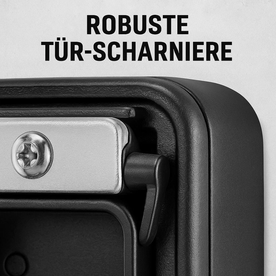 Lisslune | KeyGuard Outdoor Safe – Weatherproof Wall-Mounted Key Box