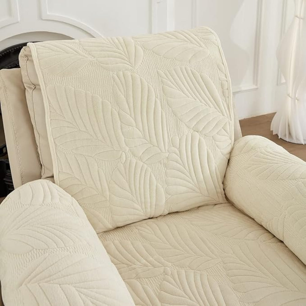 Lisslune | Verdant Leaf Pattern Recliner Cover
