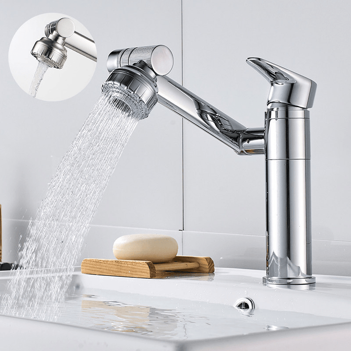 Lisslune | FLEXISPOUT – Flexible 360° Basin Tap with Spray Function