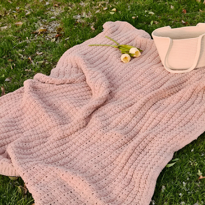 Lisslune | Vintage Chunky Knit Blanket