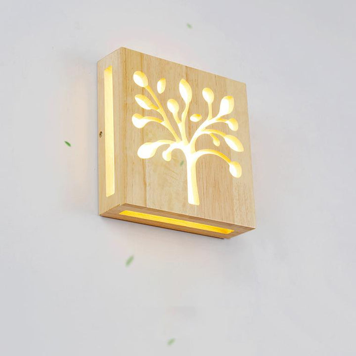 Lisslune | Wall lamp - WoodGlow - Elegant LED - Essence of life indoors outdoors