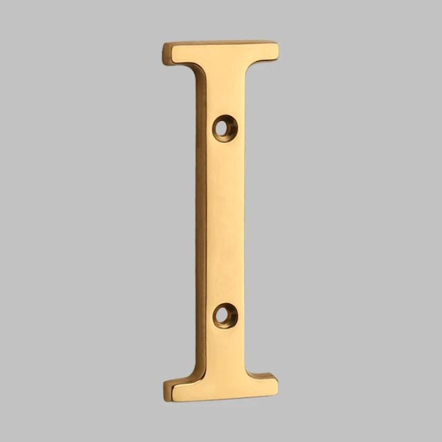 Lisslune | Traditional house numbers made of solid brass