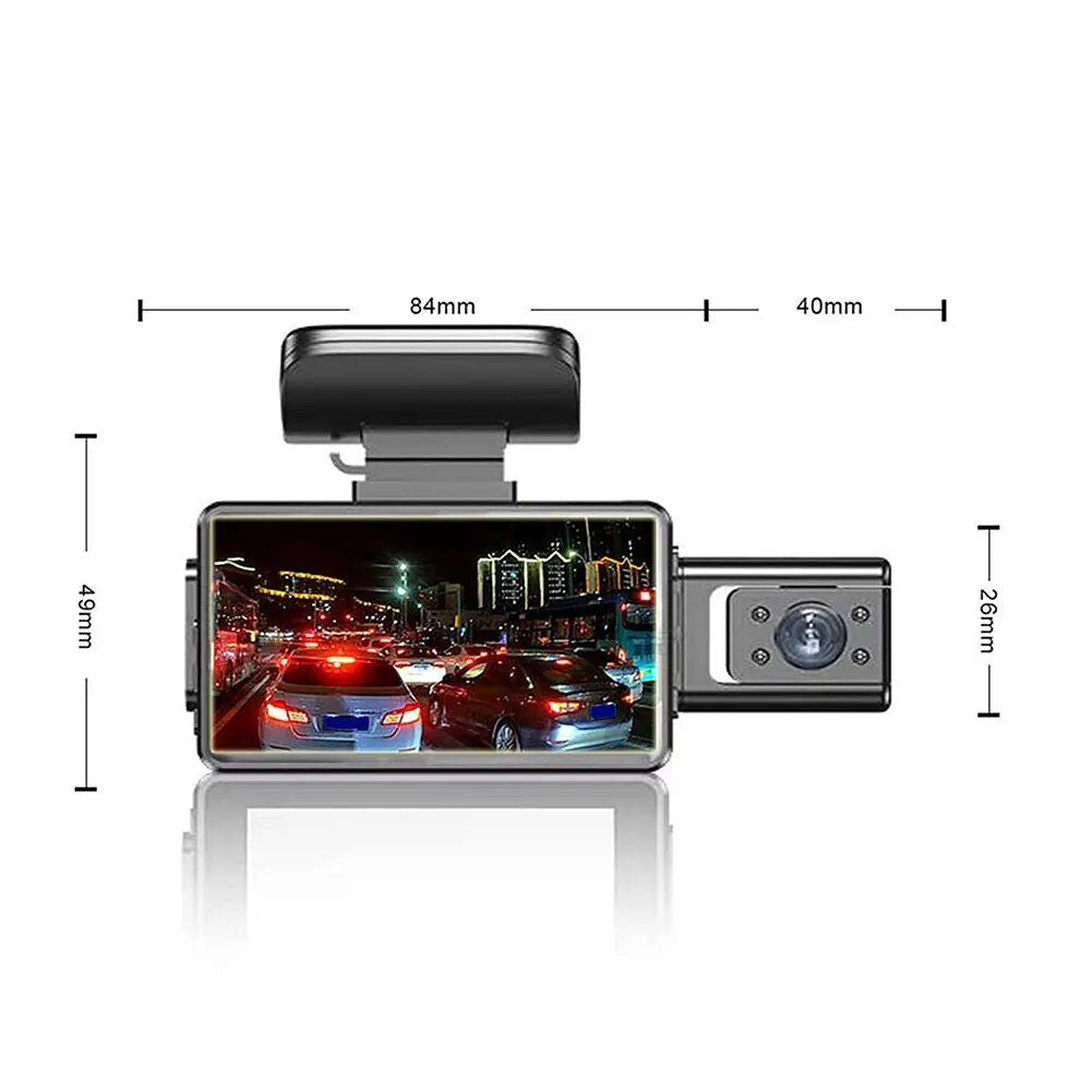 Lisslune | 1080P HD Dash Cam with 360° Wide Angle, Night Mode and G-Sensor