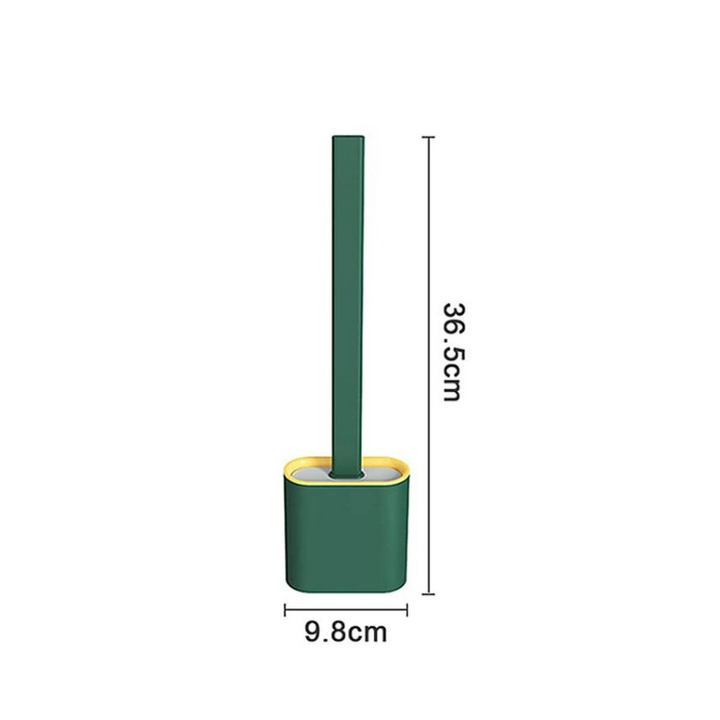 Lisslune | Silicone Toilet Brush | Flexible, Long-Lasting Bristles for Advanced Bathroom Hygiene