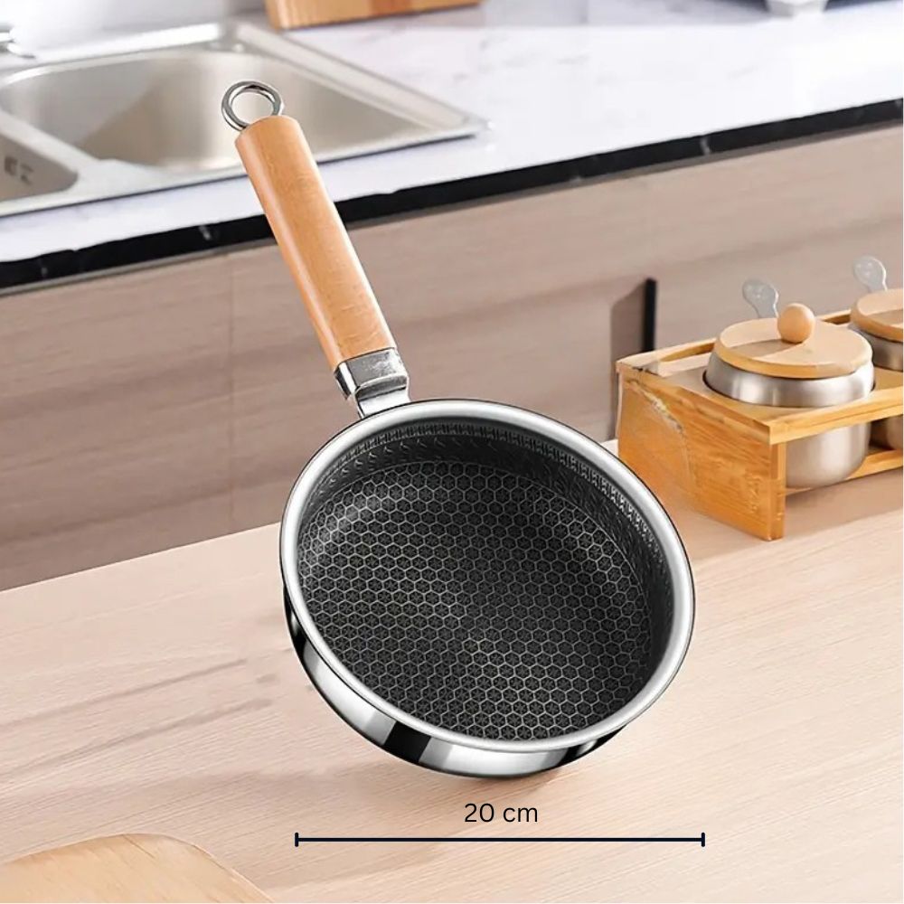 Lisslune | Nature Grip Stainless Steel Pan