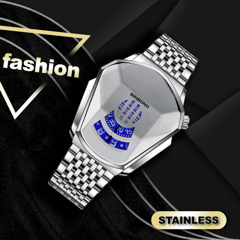 Lisslune | Men's Diamond Style Quartz Watch