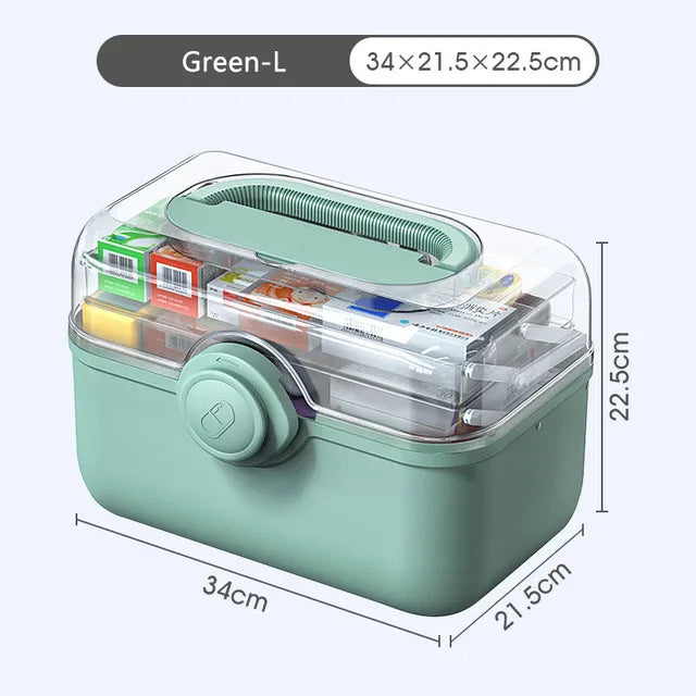 Lisslune | Home Medical Box Storage Organizer