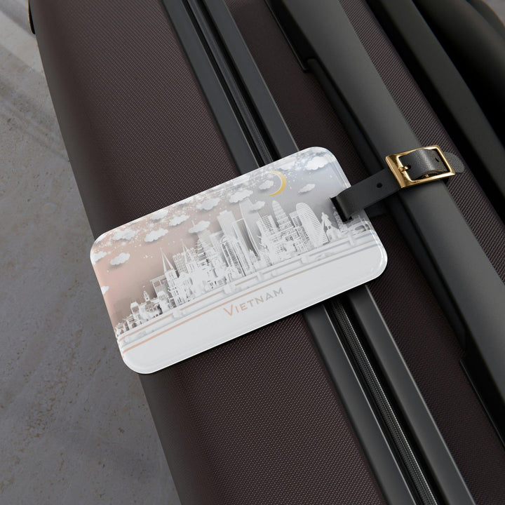 Lisslune | Adjustable Luxury Acrylic Luggage Tag: Enhance Your Travel Experience
