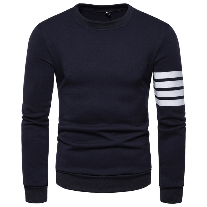 Men's fashionable sweatshirt with sporty stripe design Lisslune