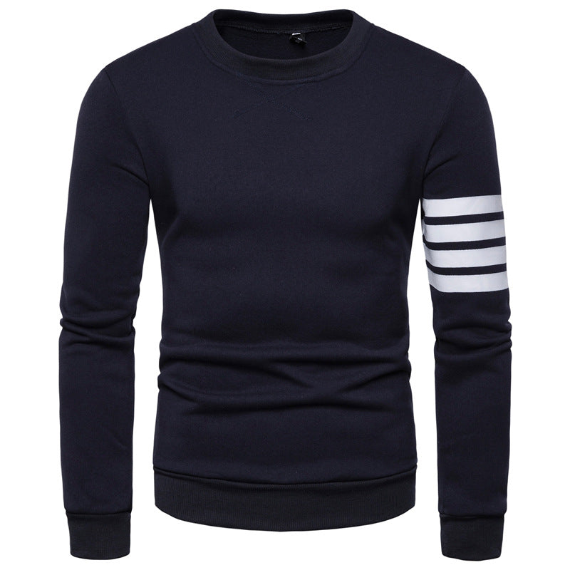 Men's fashionable sweatshirt with sporty stripe design Lisslune