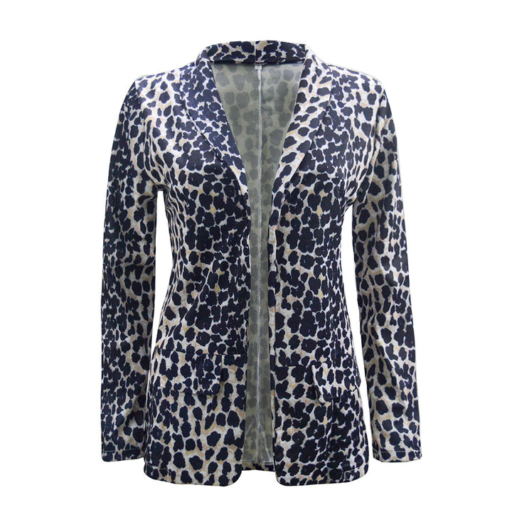 Women's blazer with stylish snake pattern and elegant cut