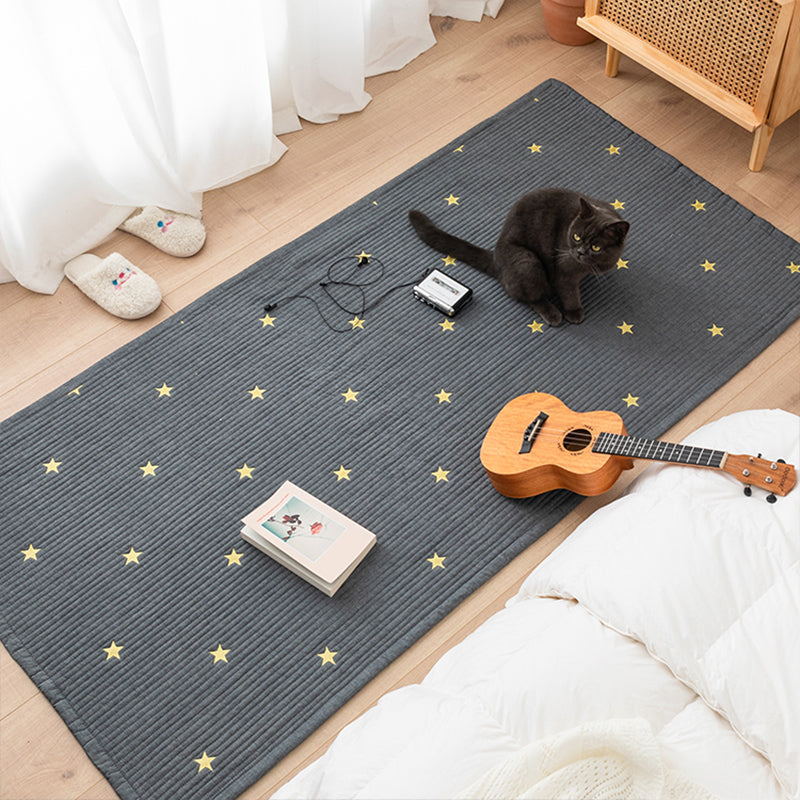 Lisslune | Simplicity Living Room Carpet Multicolored Geometric Print Carpet Cotton Easy Care Carpet