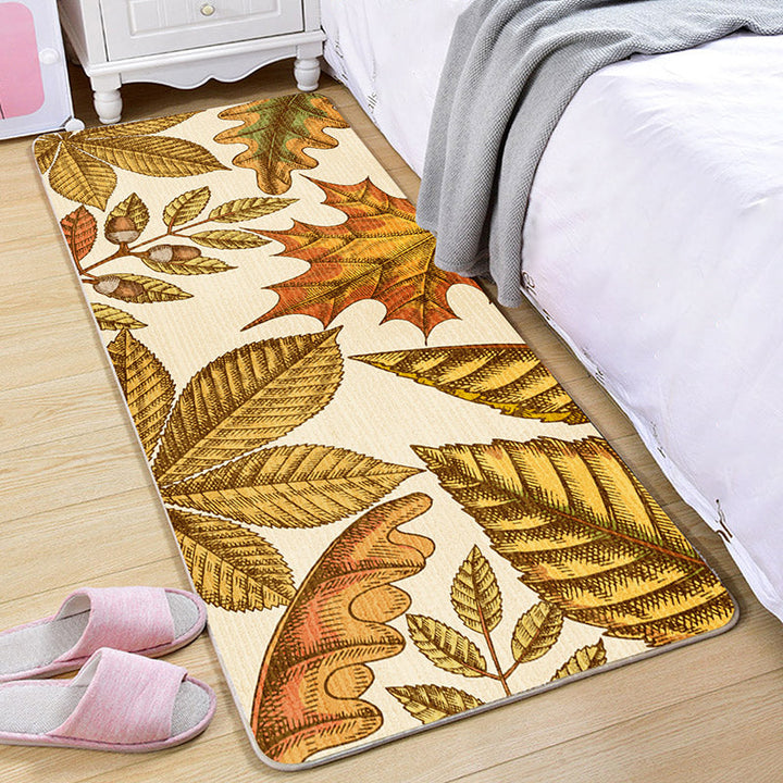 Lisslune | Multi-Color Scandinavian Rug Polyester Geometric Rug Non-Slip Stain Resistant Machine Washable Rug for Bedroom