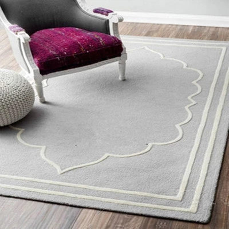 Lisslune | Multi Color Modern Area Rug Synthetic Geometric Color Block Rug Machine Washable Stain Resistant Non-Slip Backing Carpet for Room