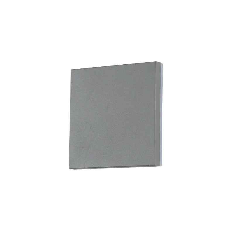 Skørter | Geometric Courtyard LED Wall-Mounted Light Aluminum Simplicity Wall Lamp Lighting in Gray