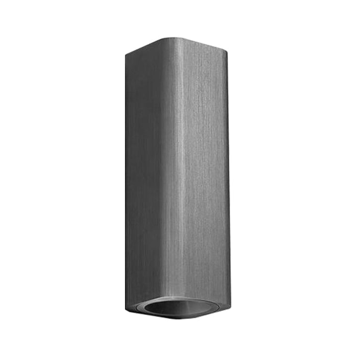 Skørter | Modern Cube Wall Mounted Light Metal Living Room LED Up and Down Wall Lamp in Bronze/Gold/Brown