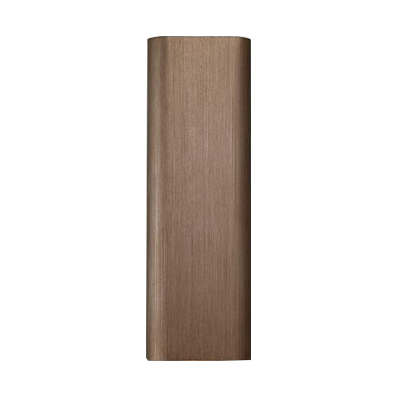 Skørter | Modern Cube Wall Mounted Light Metal Living Room LED Up and Down Wall Lamp in Bronze/Gold/Brown