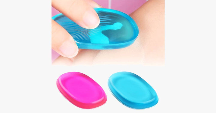 Lisslune | Silicone-Makeup-Applicator-Set of 3 - Mixes makeup effortlessly without absorbing the product