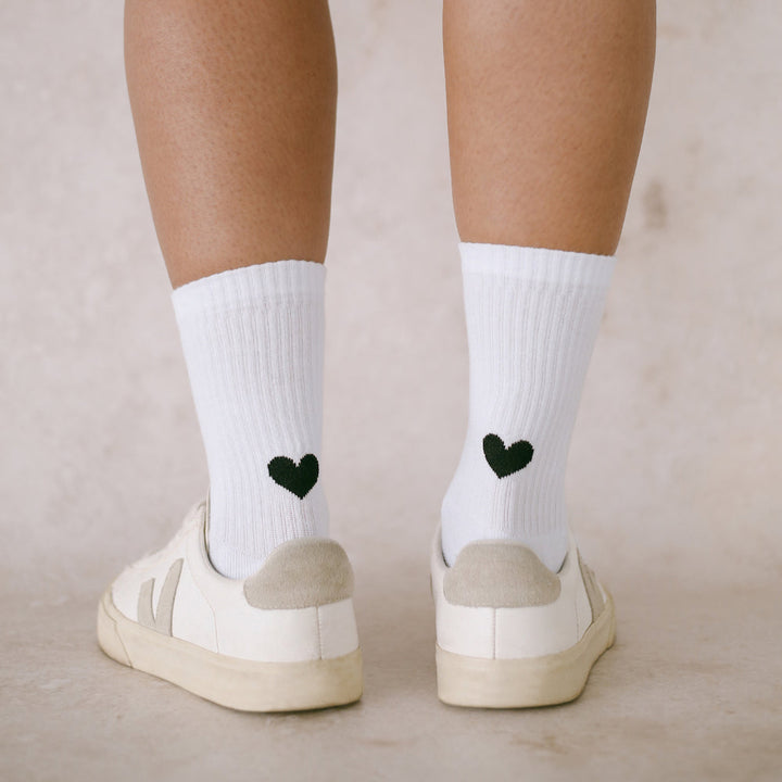 Lisslune | Socks Heart white Size 43-46