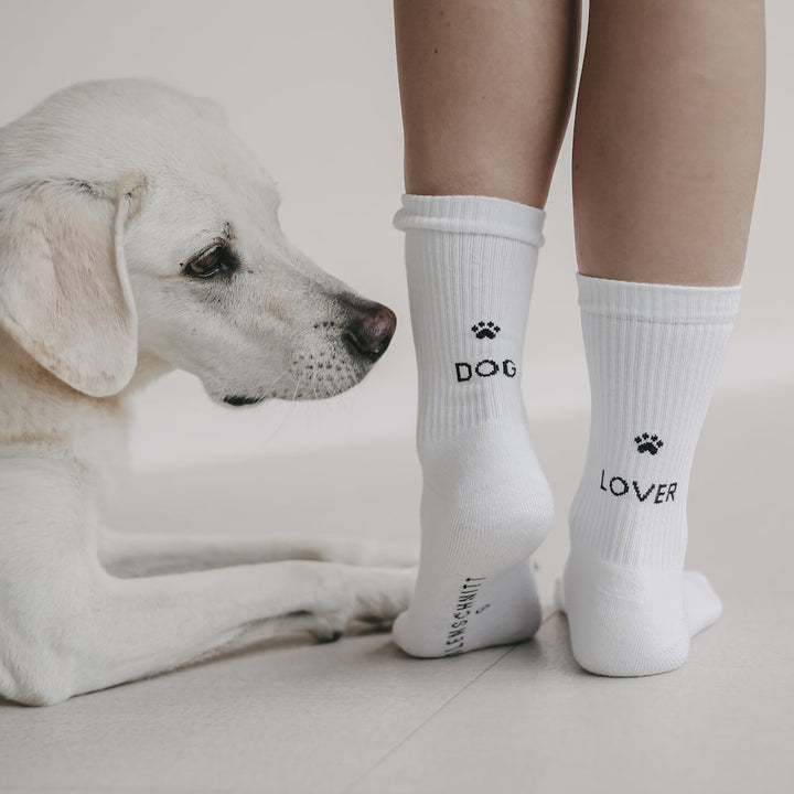 Lisslune | Socks Dog Lover white Size 35-38
